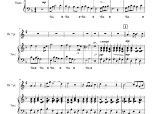 DUET TRUMPET PIANO czterej pancerni